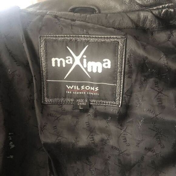 WILSONS Authentic Leather jacket size L - Picture 7 of 8